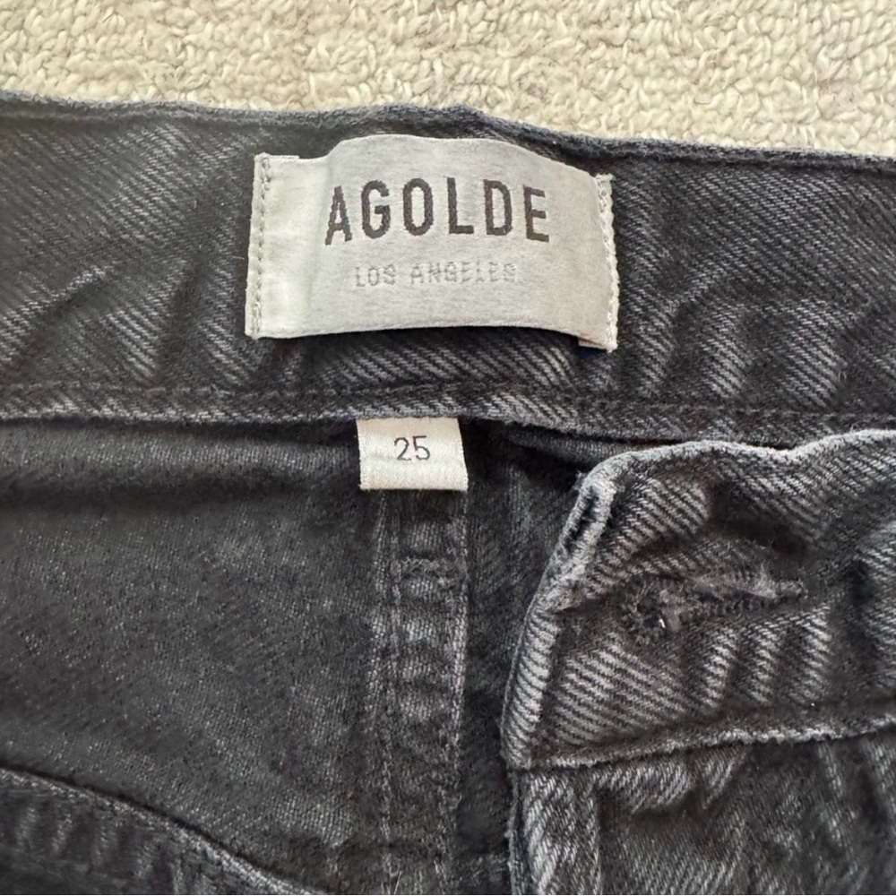 Agolde Dark Denim Jeans - Picture 3 of 4